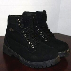 Combat Boots NWOT Lugz Black Lace-Up Boots - Size 6.5